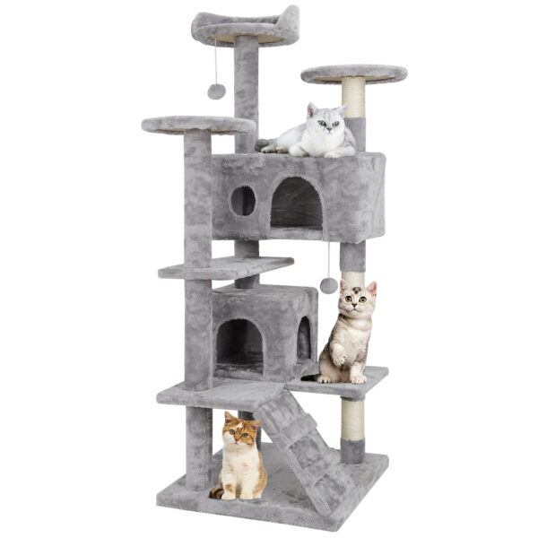 Cat Tree Tower Activity Center Large Playing Condo Scratching 52" - Image 2