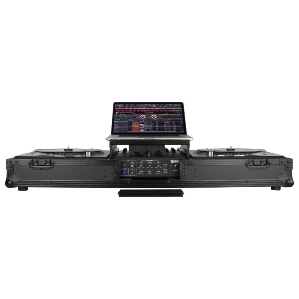 Odyssey FZGSRANE1272WBL Flight Case for Rane Twelve and Rane Seventy-Two Coffin with Glide Platform - Image 7
