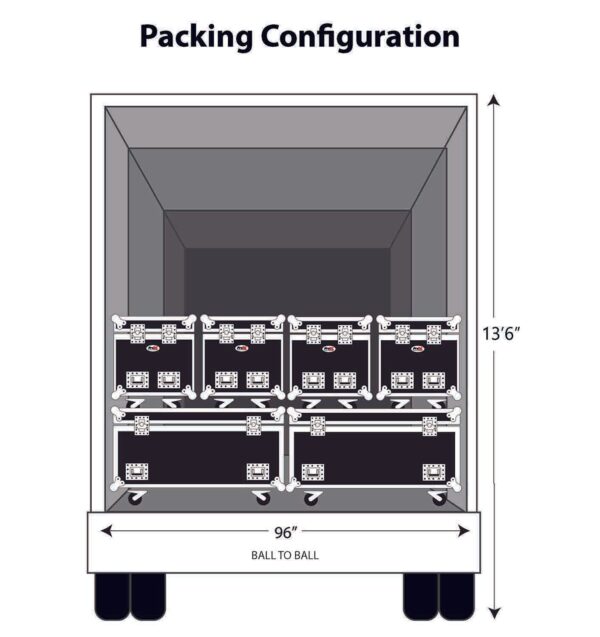 ProX XS-UTL243030W Heavy-Duty Truck Pack Utility Flight Case W-Divider and Tray Kit - Image 10