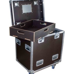 Odyssey OPT302230WBRN, Professional Brown Hex Board Utility Tour Trunk Case with Caster Wheels