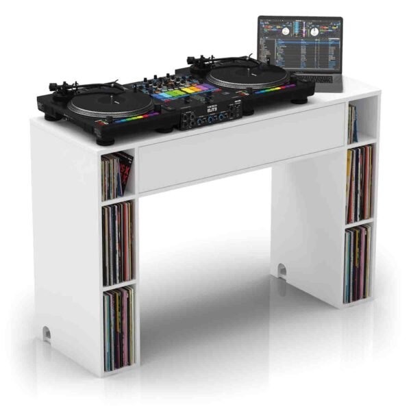 Glorious Modular DJ Mix Station with 6-Part Design - White - Image 7
