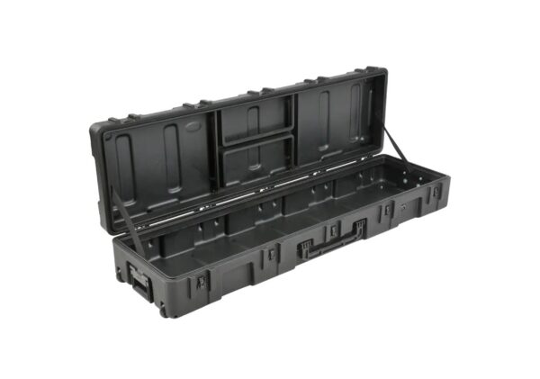 SKB Cases 3R6416-8B-EW rSeries Roto-Molded Empty Hard Case with Wheels - 64" X 16" X 8"