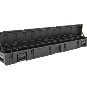 SKB Cases 3R7408-8B-EW rSeries Roto-Molded Empty Hard Case with Wheels - 74" X 8" X 8"