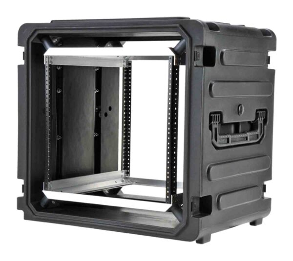 SKB Cases 3SKB-R10U20W Roto Shock Mount Rolling Rack Case 20-Inch Deep - 10 RU - Image 4