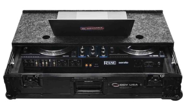 Odyssey FZGSRANEONEBLCW DJ Flight Case for Rane One with Patented Glide Platform - Black - Image 4