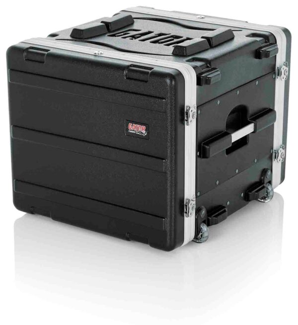 Gator Cases GRR-8PL-US Powered Rolling Molded 8U Rack Case - Image 6