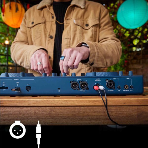 Open Box: Alpha Theta Omnis-Duo, Portable All-In-One DJ System 2-Ch DJ Controller - Image 6