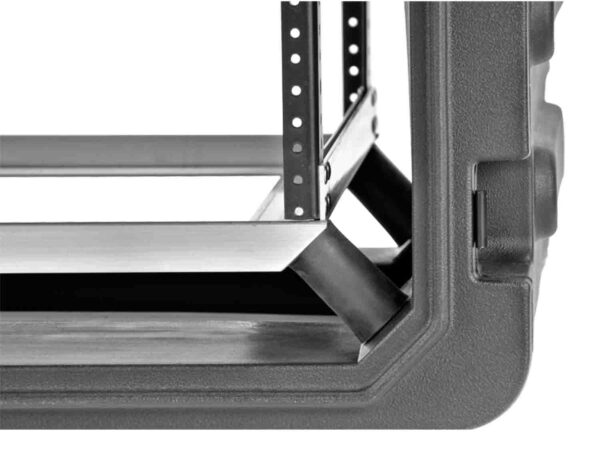 SKB Cases 3SKB-R10U20W Roto Shock Mount Rolling Rack Case 20-Inch Deep - 10 RU - Image 2