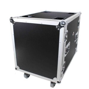 ProX T-12RSS24, 12U Space Amp Rack Mount ATA Flight Case 24 Inch Depth W-Casters