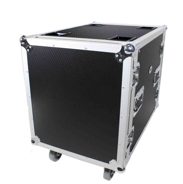 ProX T-12RSS24, 12U Space Amp Rack Mount ATA Flight Case 24 Inch Depth W-Casters