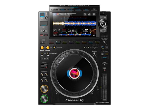 Pioneer DJ CDJ3000 Multi-Media Player DJ Package with  Cover - Image 3