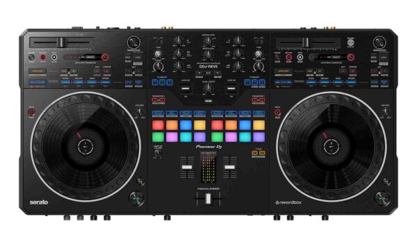 Pioneer DDJ-REV5, Scratch-Style 2-Channel Performance DJ Controller - Black