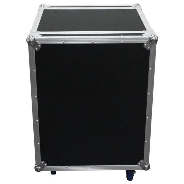 Odyssey FZS14W, 14U Shock Mount Rack Flight Case with Wheels - Image 4