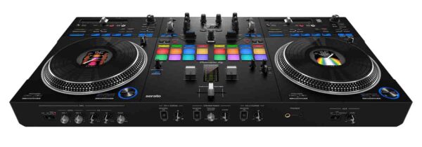 Pioneer DDJ-REV7, 2 Channel  DJ Controller Package with Active Speaker, Stands and Cables - Image 2