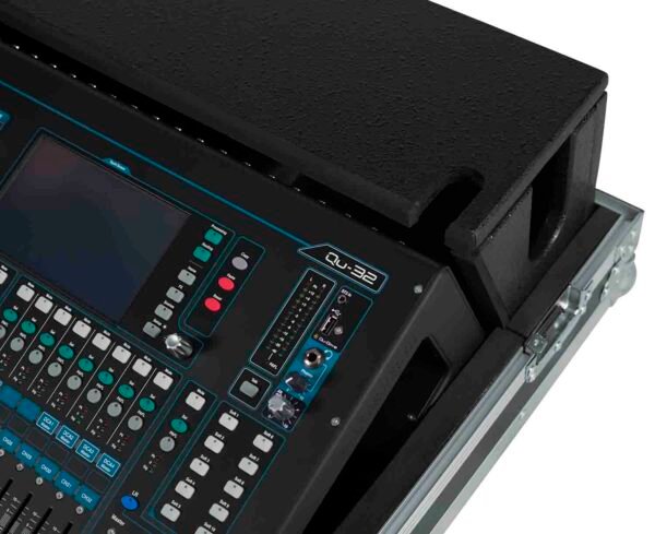 Gator Cases G-TOURQU32 Flight Case for Allen & Heath QU32 Mixing Console with Doghouse Design - Image 5