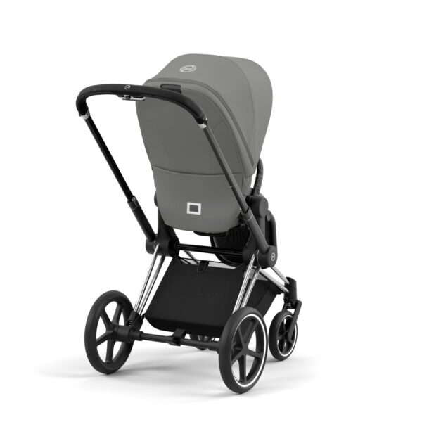 Cybex Priam 4 Stroller (One Box)- Chrome / Black / Mirage Grey - Image 6