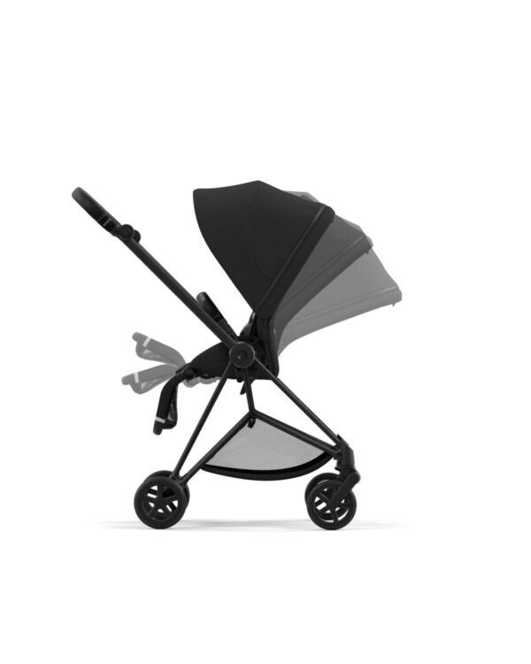 Cybex Mios 3 Stroller (One Box) - Matte Black / Black / Sepia Black - Image 3