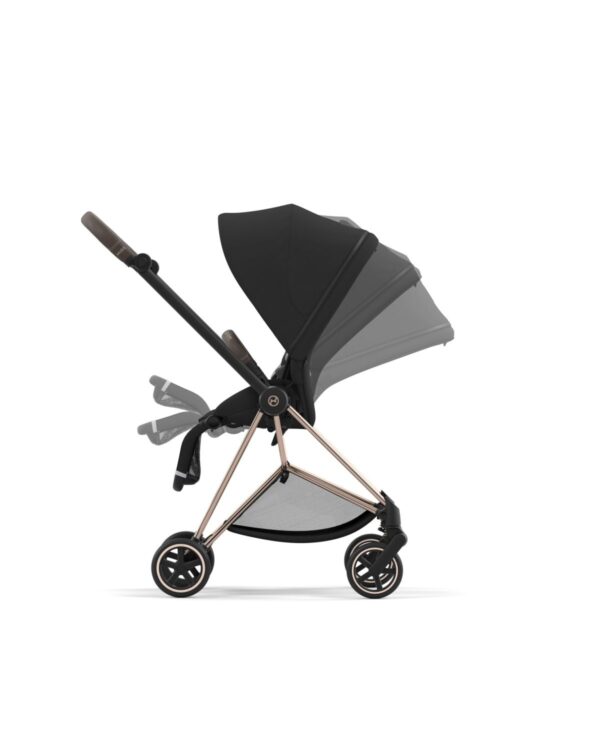 Cybex Mios 3 Stroller (One Box) - Rose Gold / Sepia Black - Image 3