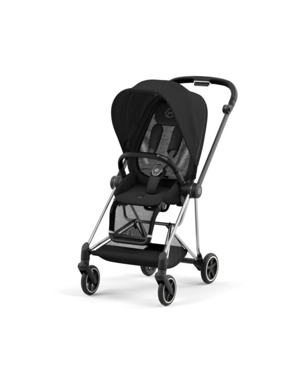 Cybex Mios 3 Stroller (One Box) - Chrome / Black / Sepia Black - Image 5