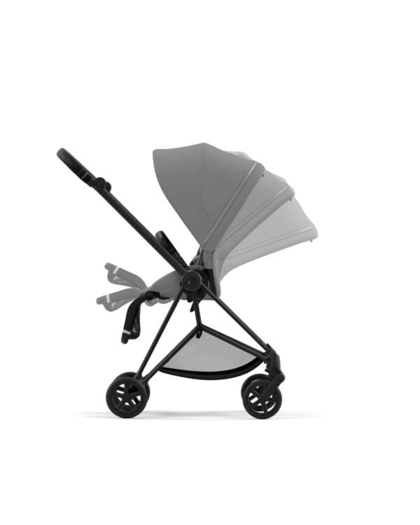 Cybex Mios 3 Stroller (One Box) - Matte Black / Black / Mirage Grey - Image 3