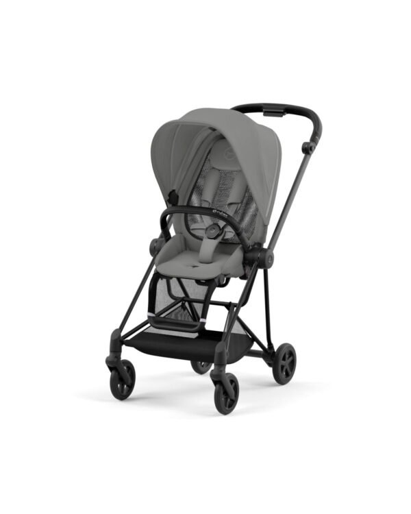 Cybex Mios 3 Stroller (One Box) - Matte Black / Black / Mirage Grey - Image 5