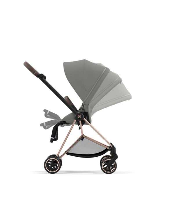 Cybex Mios 3 Stroller (One Box) - Rose Gold / Mirage Grey - Image 3