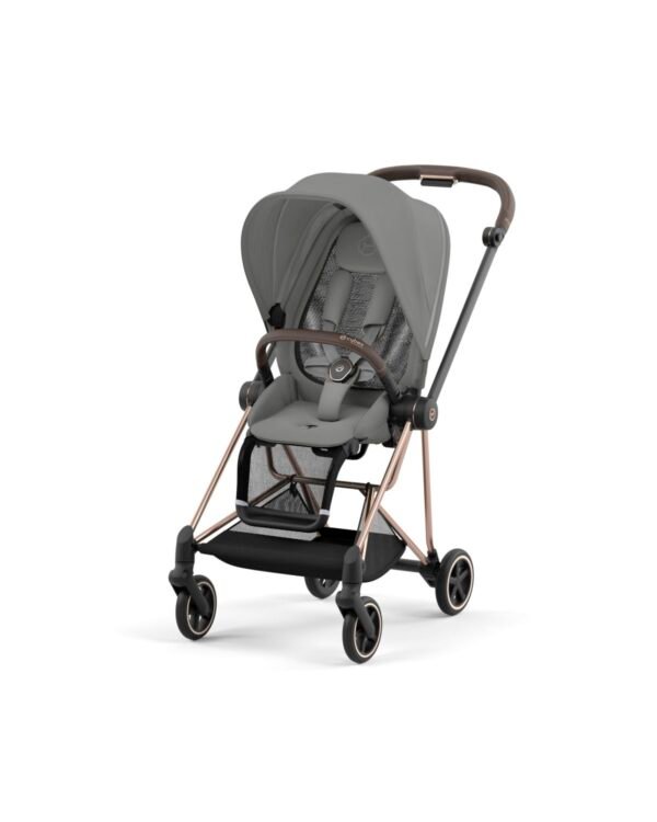 Cybex Mios 3 Stroller (One Box) - Rose Gold / Mirage Grey - Image 5