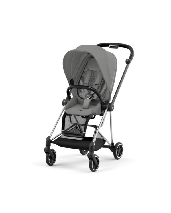 Cybex Mios 3 Stroller (One Box) - Chrome/ Black / Mirage Grey - Image 5