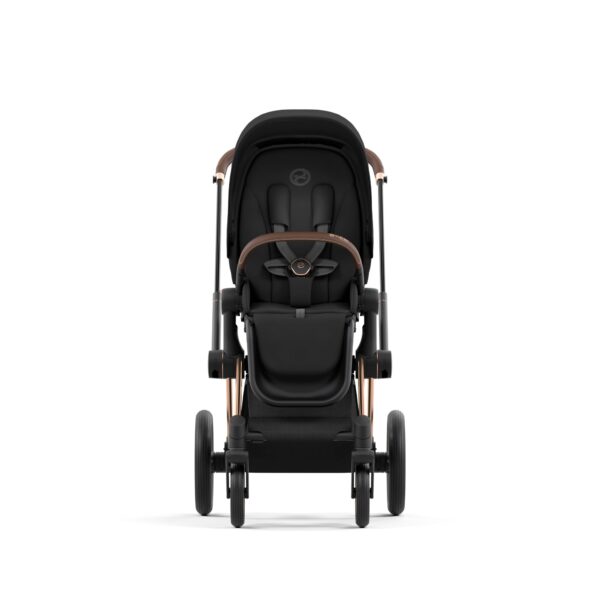 Cybex Priam 4 Stroller (One Box) - Rose Gold / Sepia Black - Image 4