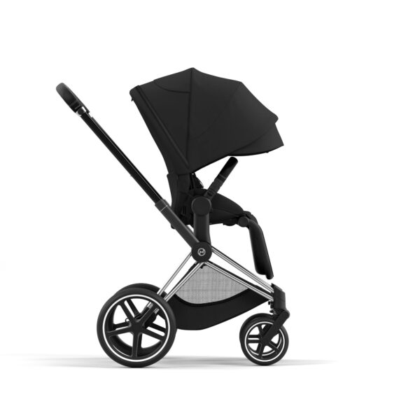 Cybex Priam 4 Stroller (One Box) - Chrome / Black / Sepia Black - Image 3