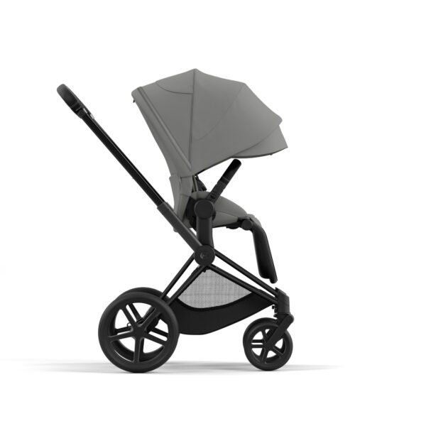 Cybex Priam 4 Stroller (One Box) - Matte Black / Mirage Grey - Image 3