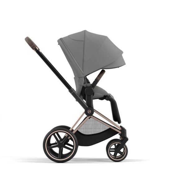 Cybex Priam 4 Stroller (One Box) - Rose Gold / Mirage Grey - Image 3