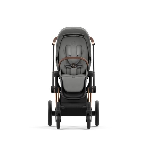 Cybex Priam 4 Stroller (One Box) - Rose Gold / Mirage Grey - Image 4