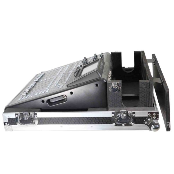 ProX XS-BX32CDHW DJ Flight Case for Behringer X32 Compact Mixer with Doghouse and Wheels - Image 5