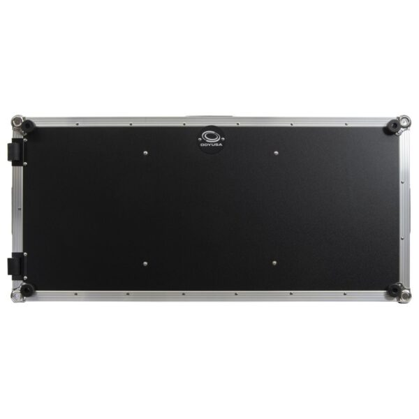 Odyssey FZGSL12CDJWR Black Low Profile 12″ Format DJ Mixer and Two Large Format Media Players Flight Coffin Case with Wheels and Glide Platform - Image 11