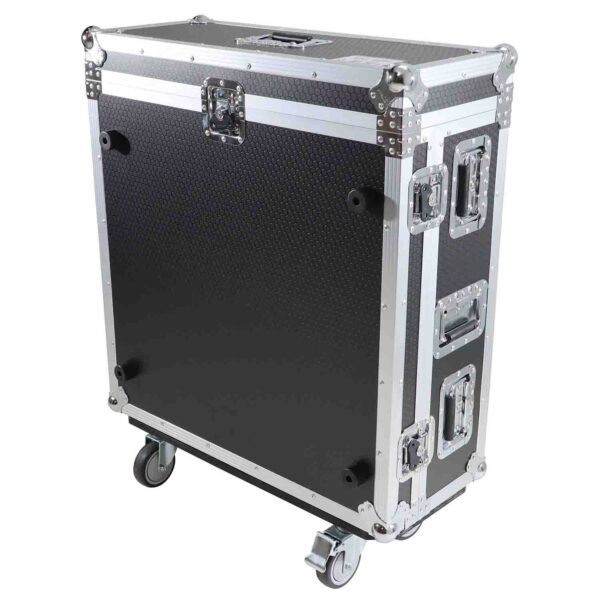 ProX XS-BX32CDHW DJ Flight Case for Behringer X32 Compact Mixer with Doghouse and Wheels - Image 12
