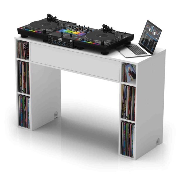 Glorious Modular DJ Mix Station with 6-Part Design - White - Image 2