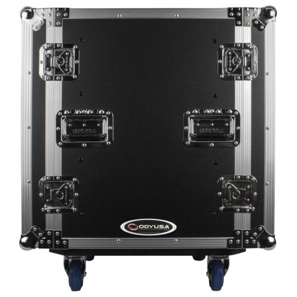 Odyssey FZS12W, 12U Shock Mount Rack Flight Case With Wheels - Image 5