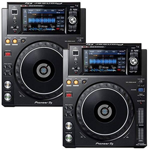 Pioneer XDJ-1000MK2 Digital DJ Media Player with WiFi Playback Package - Pair