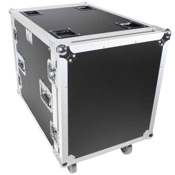 ProX T-12RSS24, 12U Space Amp Rack Mount ATA Flight Case 24 Inch Depth W-Casters - Image 2