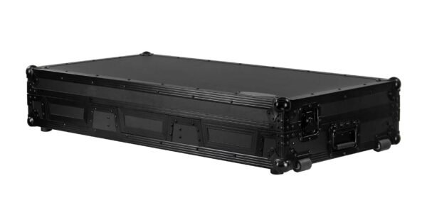 Odyssey FZGSP12CDJW2BL, Full Glide Platform Label DJ Coffin Flight Case for 12″ Format DJ Mixer and Two Large Format Media Players - Black - Image 4