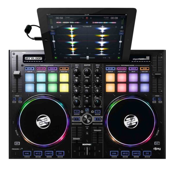 Reloop BEATPAD 2-Channel Professional DJ Controller For Mac, PC, iOS & Android - Image 8