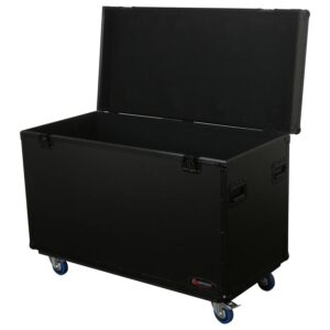 Odyssey FZTP1WBL DJ Flight Case for Black 46" x 27.5" x 21.5" Interior Utility Truck Pack Touring