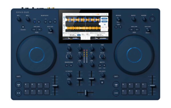 Open Box: Alpha Theta Omnis-Duo, Portable All-In-One DJ System 2-Ch DJ Controller - Image 3