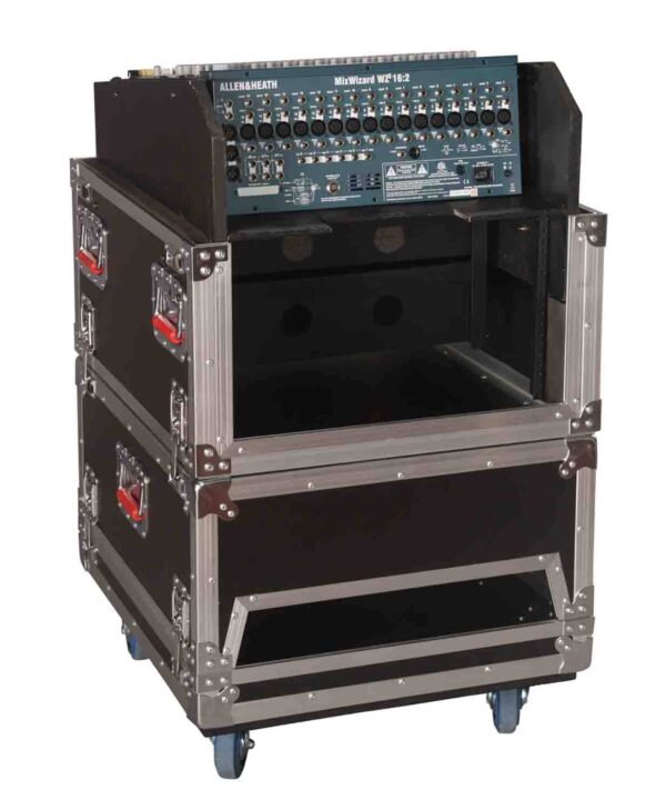 Gator Cases G-TOUR-GRC-1406, 14U Top, 6U Side Road Console Rack Case - Image 5