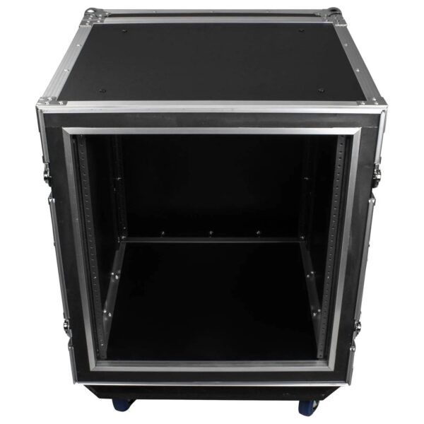 Odyssey FZS12W, 12U Shock Mount Rack Flight Case With Wheels - Image 8