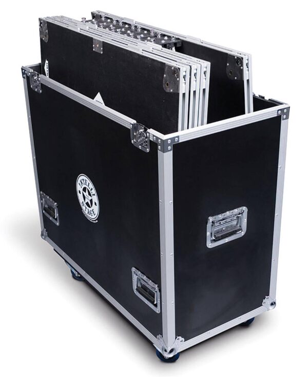IntelliStage ISC6X3X3C, Flight Case For 3 X 3 Feet Platforms And Matching Risers