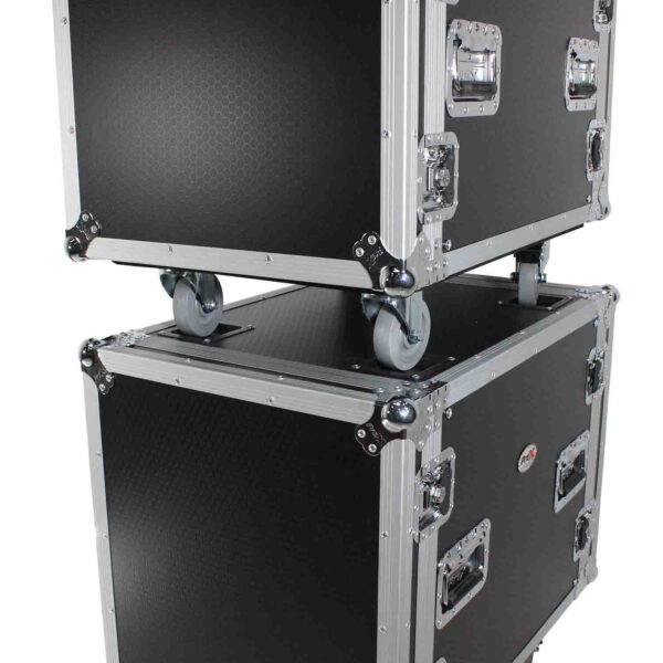 ProX T-12RSS24, 12U Space Amp Rack Mount ATA Flight Case 24 Inch Depth W-Casters - Image 5