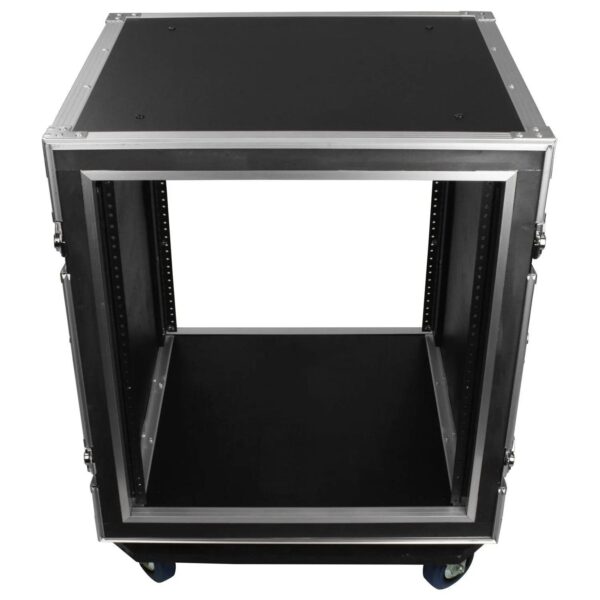 Odyssey FZS12W, 12U Shock Mount Rack Flight Case With Wheels - Image 9