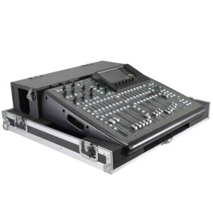 ProX XS-BX32CDHW DJ Flight Case for Behringer X32 Compact Mixer with Doghouse and Wheels